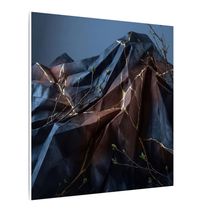 Paper Fold Broken Beauty Canvas Art | Philosophical Kintsugi Art