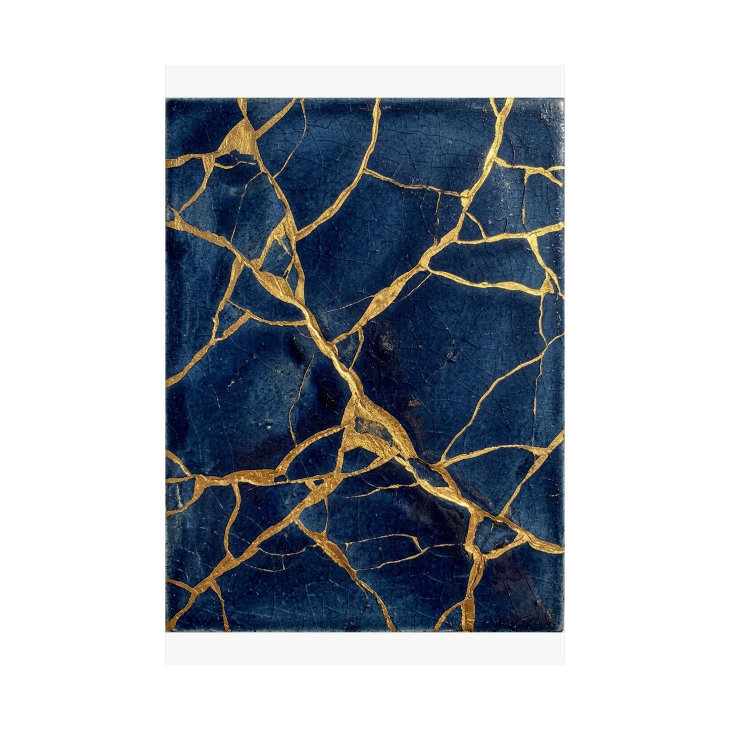 Kintsugi Crackle Wall Art Print
