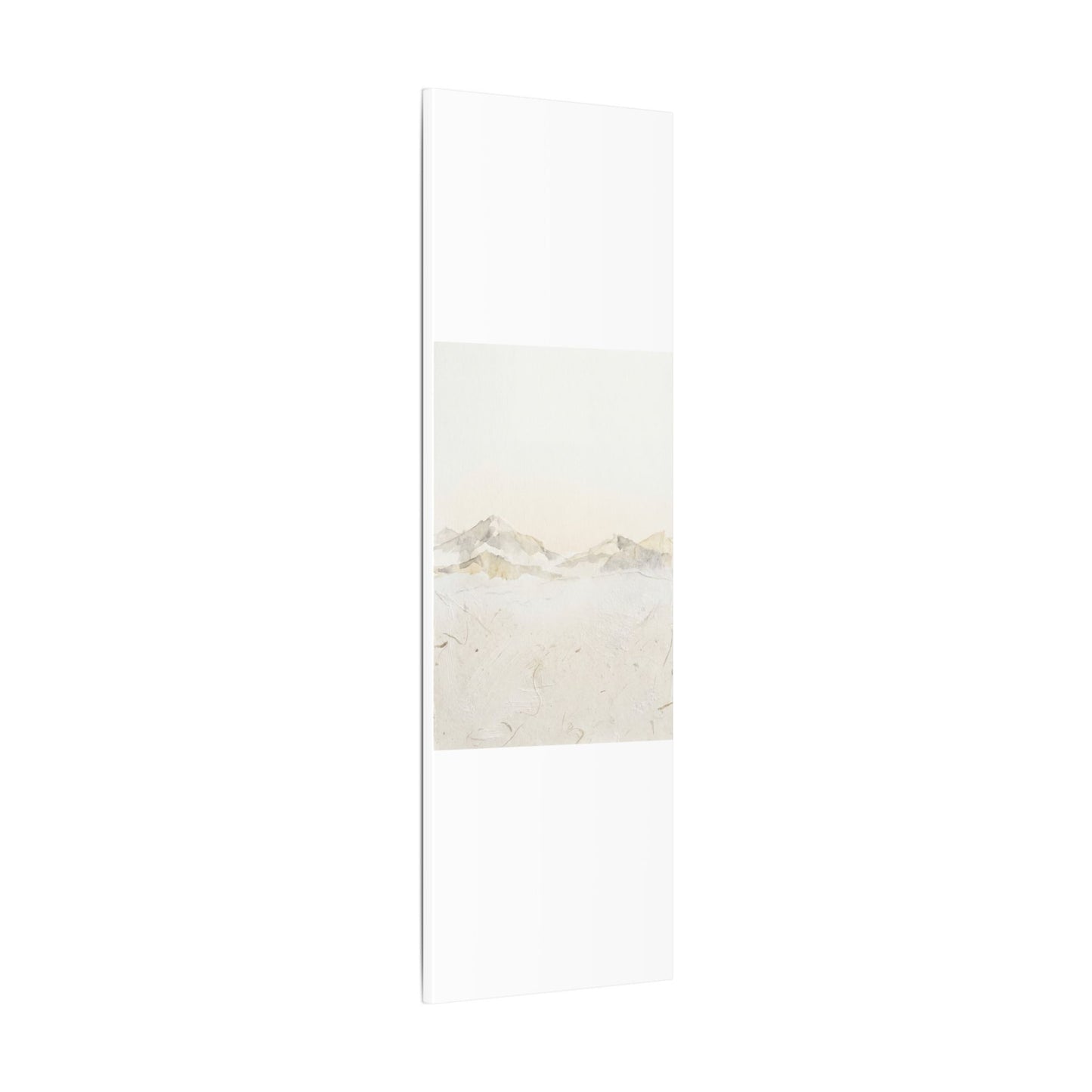 Mountain Mist Winter Canvas Art | Japandi Warm Design