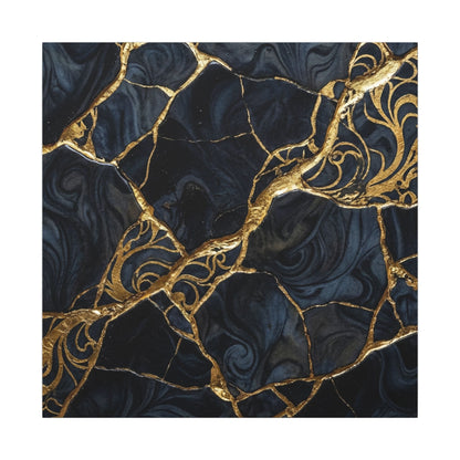 Kintsugi Gold Vein Canvas Art