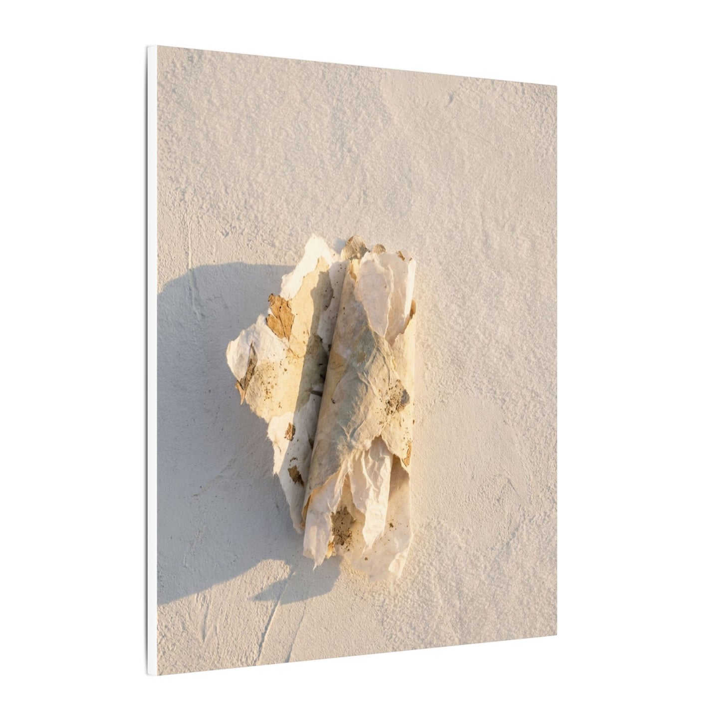 Paper Fold Canvas Art | Winter Japandi Texture Art