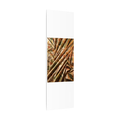 Paper Fold Autumn Canvas Art | Japandi Earthy Design