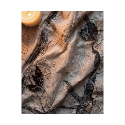 Silk Drape Texture Wall Art Print | Warm Japandi Art