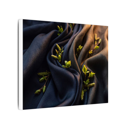 Spring Silk Drape Moody Minimal Canvas Art | Luxurious Decor