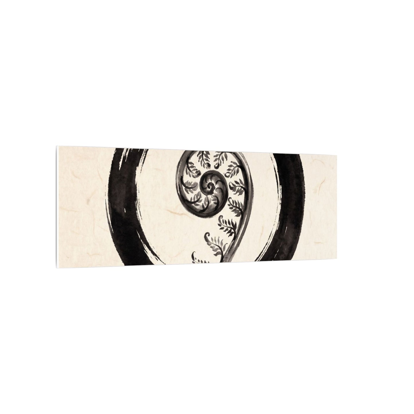 Fern Unfurling Autumn Canvas Art | Zen Peaceful Design
