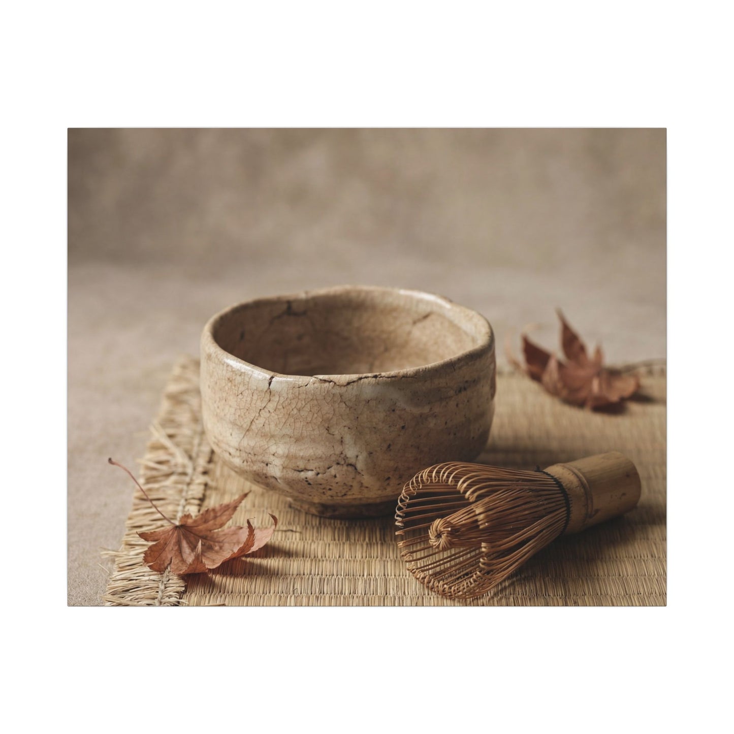 Ma Tea Ceremony Canvas Art - Japandi Texture