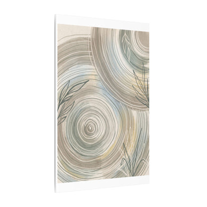 Kanso Water Ripple Canvas Art - Japandi Minimal Line