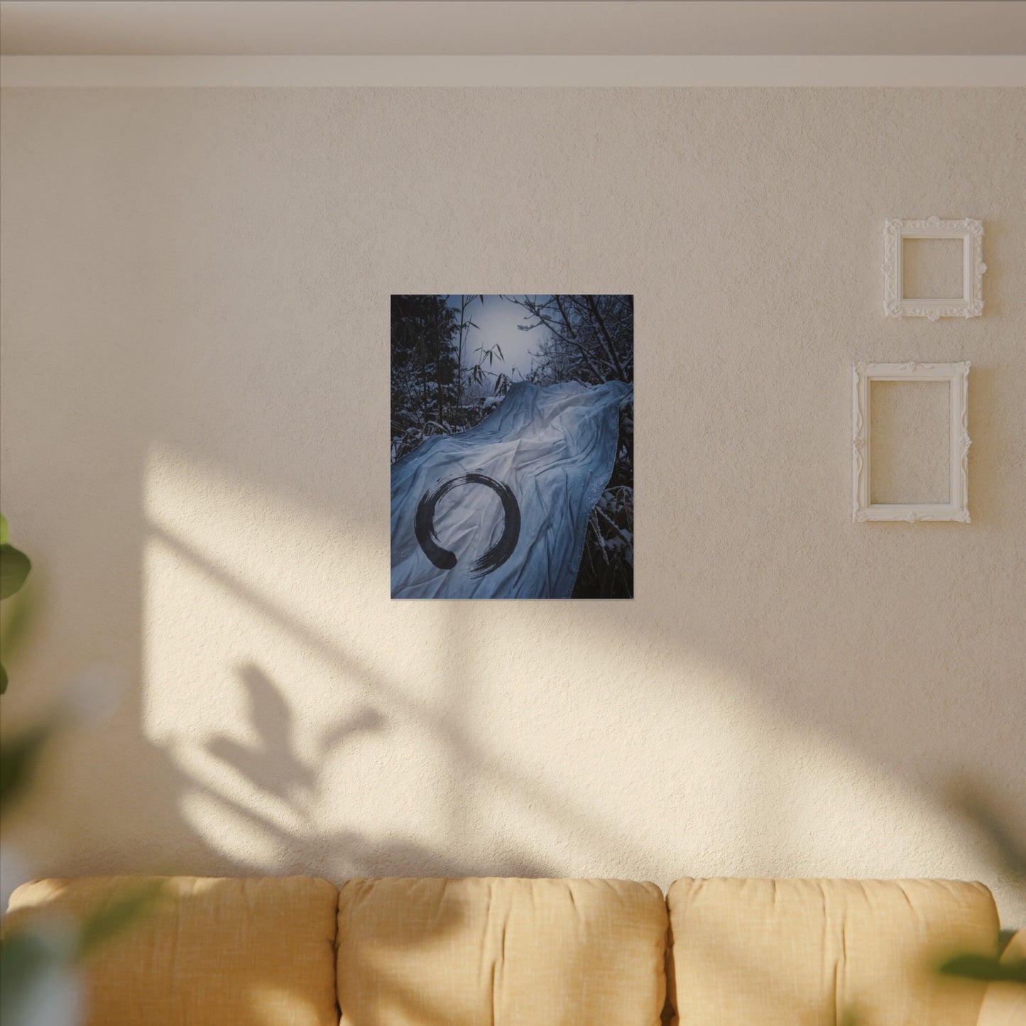 Moonlight Silk Drape Canvas Art - Zen Datsuzoku