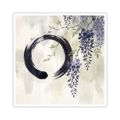 Shibui Wisteria Sticker - Zen Enso