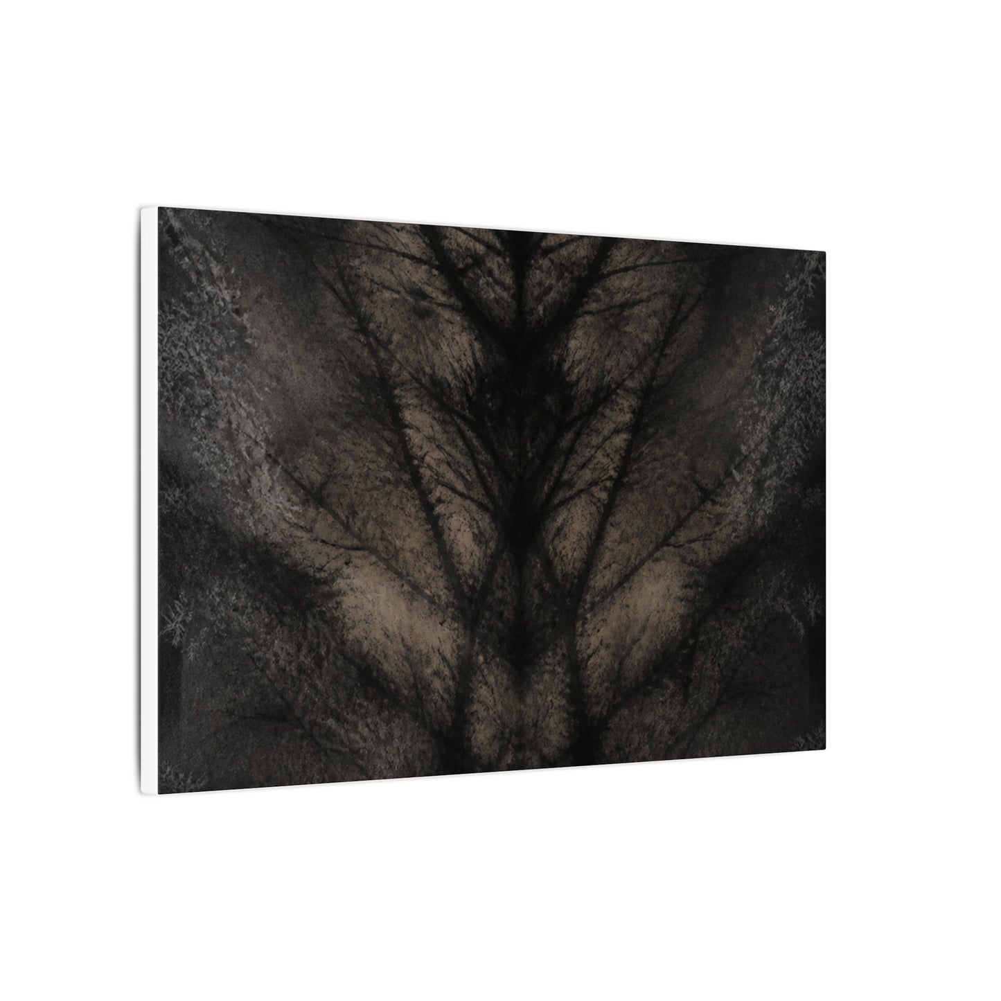 Seijaku Shadow Play Canvas Art - Dark Japandi Charcoal Ink
