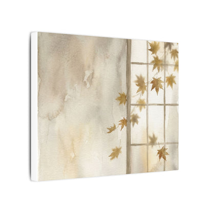 Warm Shoji Screen Canvas Art - Watercolor Japandi