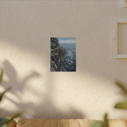 Pine Tree Spring Canvas Art | Japandi Neutral Design