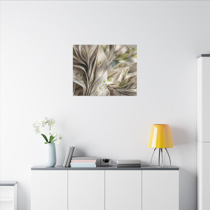 Fukinsei Paper Fold Canvas Art - Japandi Watercolor