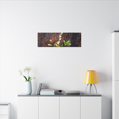 Overcast Rust Patina Canvas Art - Kintsugi Datsuzoku