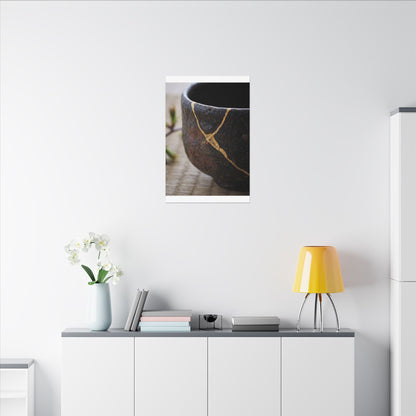 Dawn Tea Ceremony Canvas Art - Kintsugi Mono No Aware