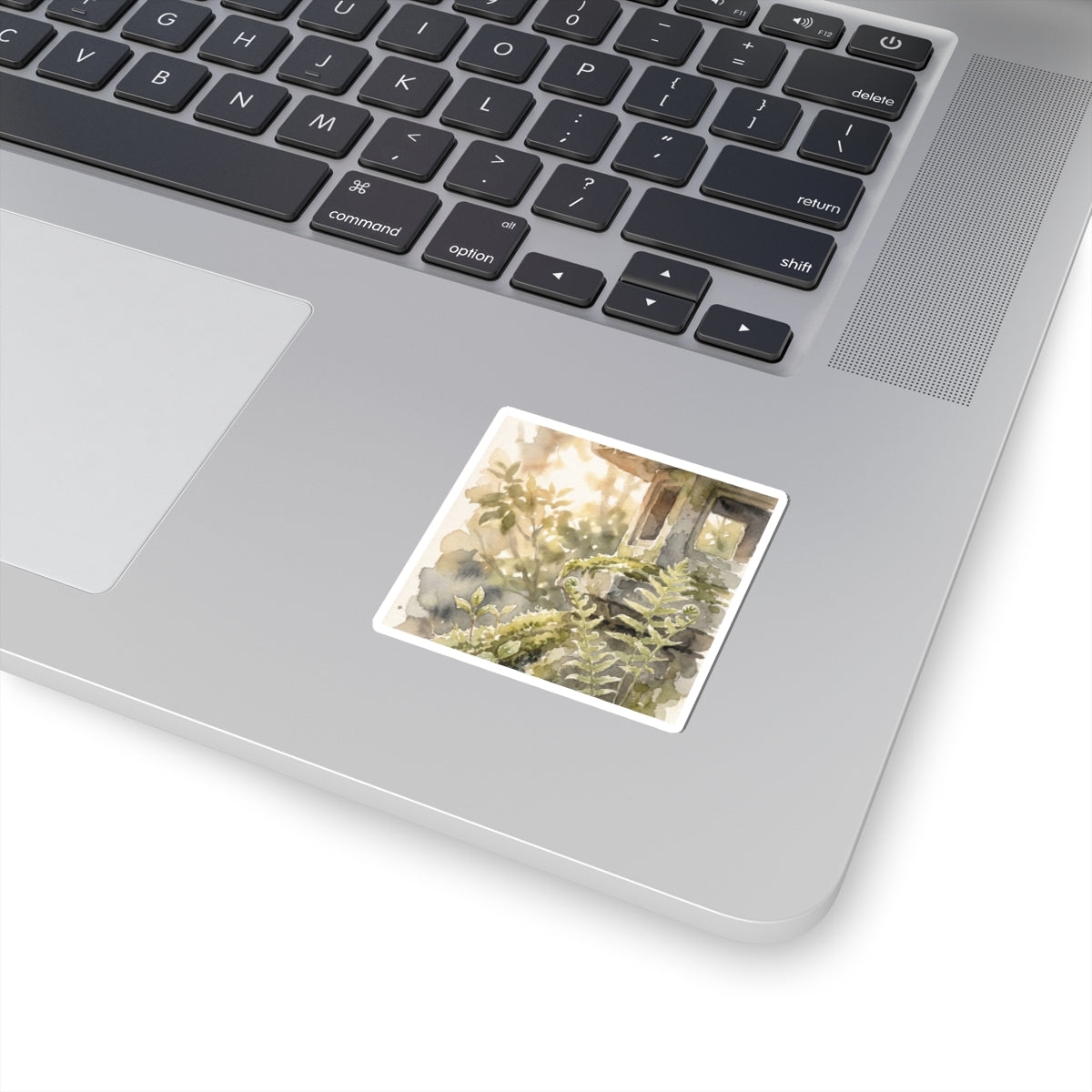 Golden Hour Stone Lantern Sticker - Japandi Seijaku