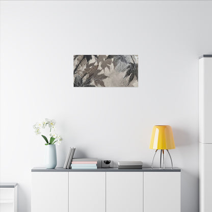 Shadow Play Texture Canvas Art | Cozy Japandi Art