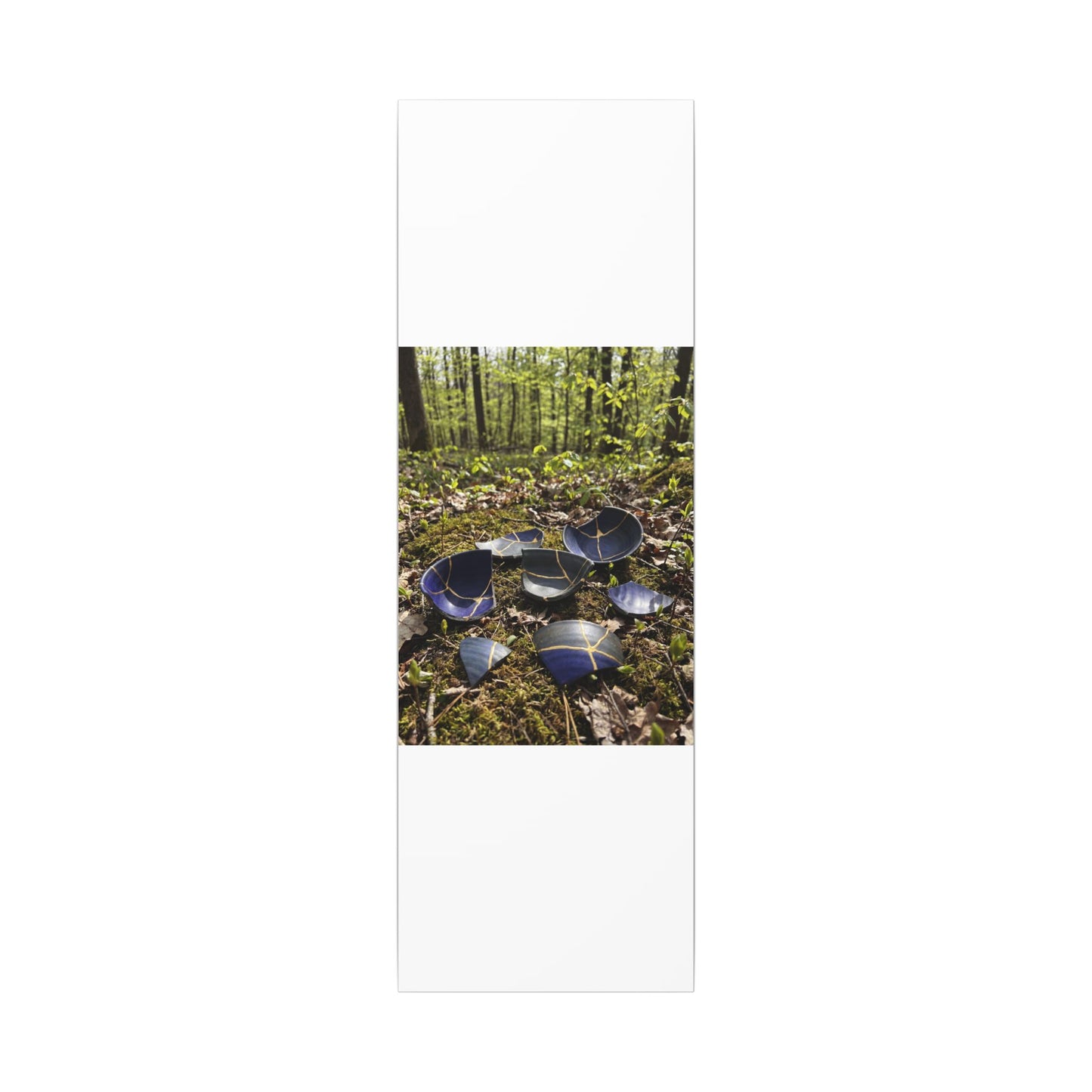 Philosophical Broken Pottery Canvas Art - Broken Beauty Kintsugi
