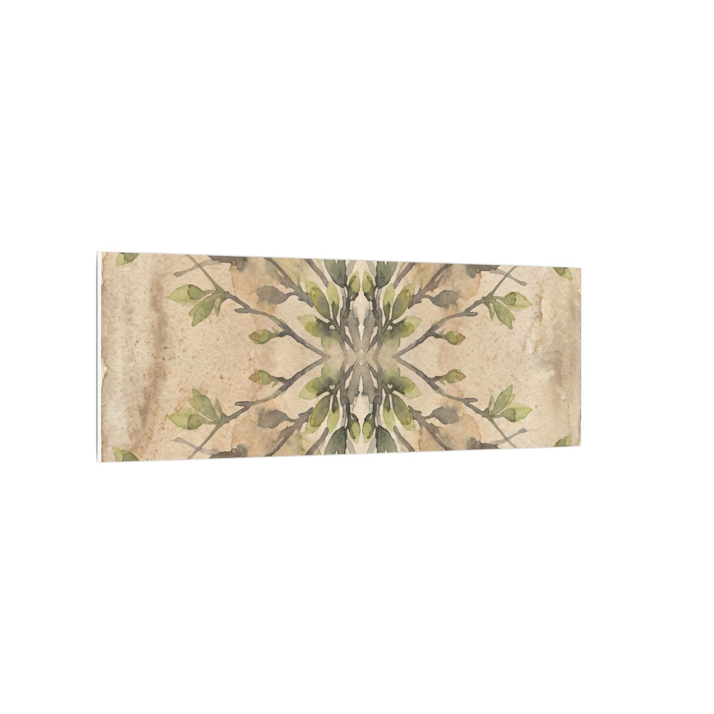 Shibui Shadow Play Canvas Art - Japandi Watercolor