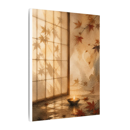 Candlelight Shoji Screen Canvas Art - Japandi Ma
