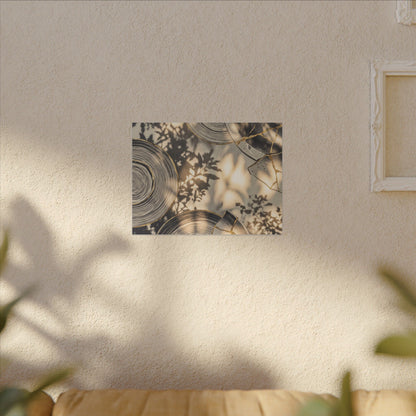 Healing Water Ripple Canvas Art - Gold Vein Kintsugi