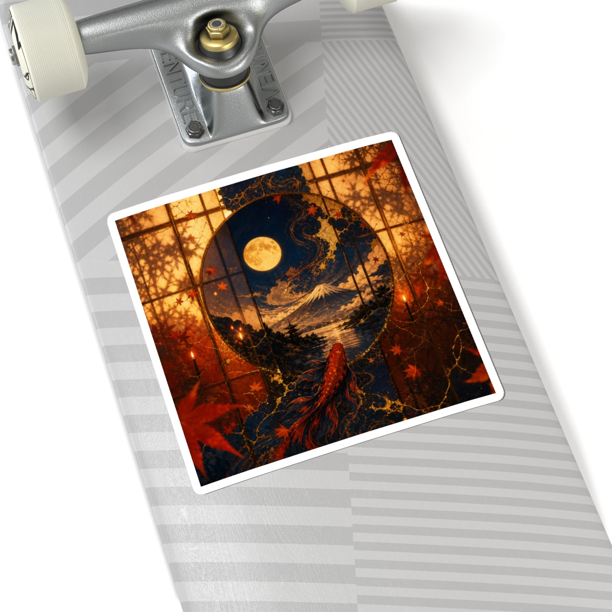 Healing Shoji Screen Sticker - Gold Vein Kintsugi