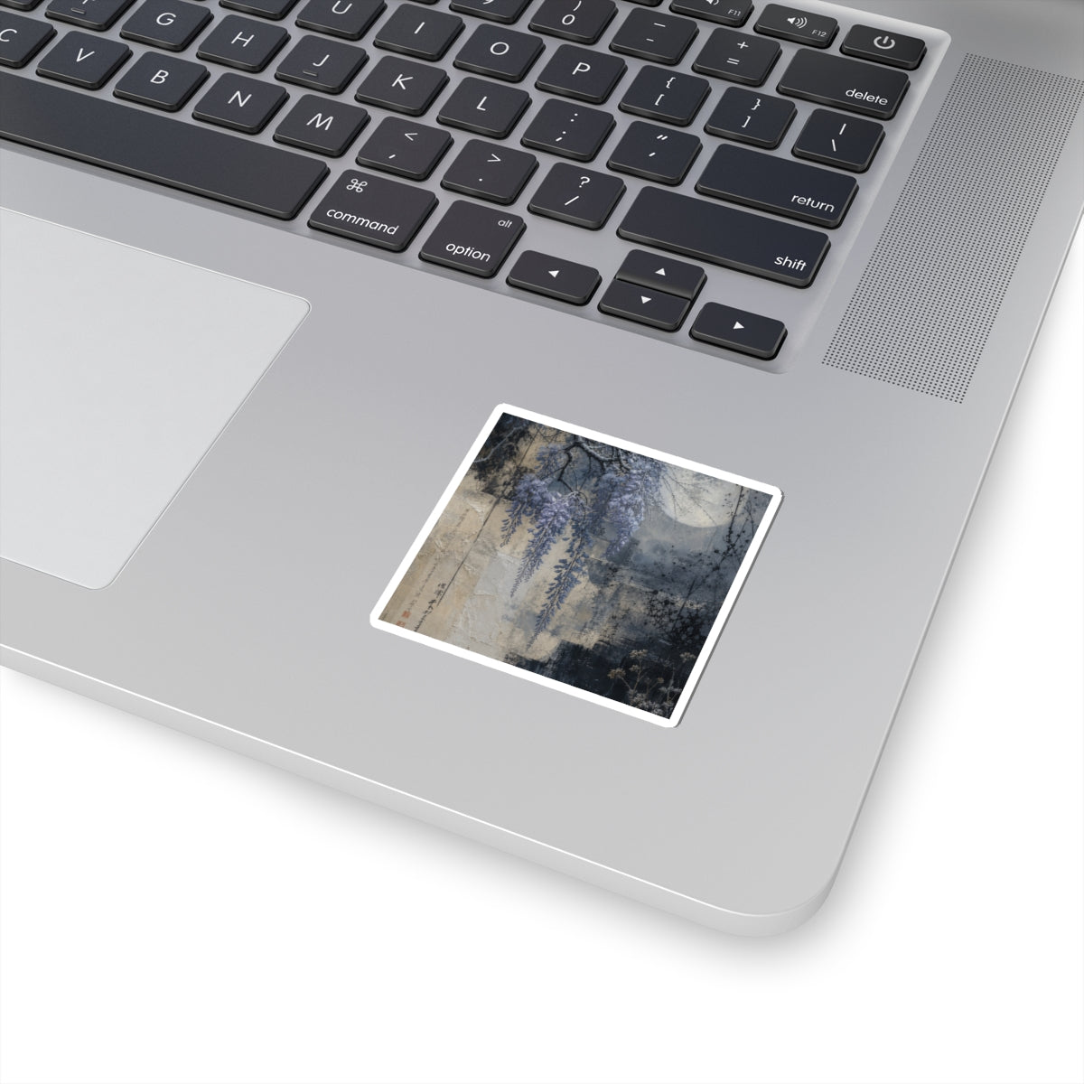Wisteria Winter Sticker | Japandi Neutral Design