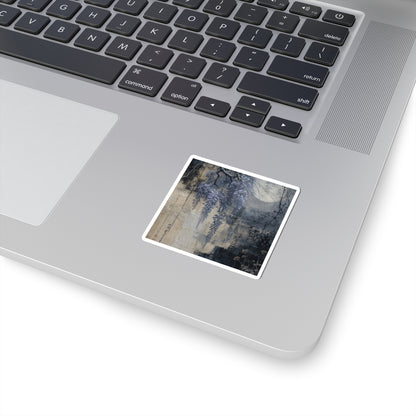 Wisteria Winter Sticker | Japandi Neutral Design