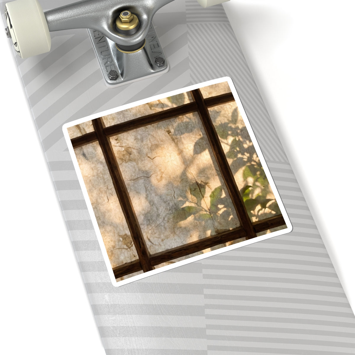 Warm Shoji Screen Sticker - Texture Japandi