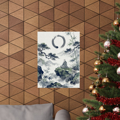 Zen Sumi-e Wall Art Print
