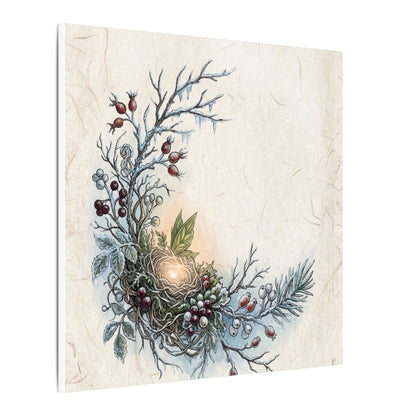 Winter Shoji Screen Forest Whimsy Canvas Art | Enchanting Decor
