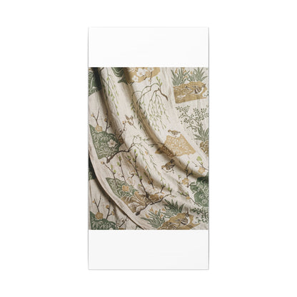 Silk Drape Canvas Art | Spring Japandi Japanese Pattern Art