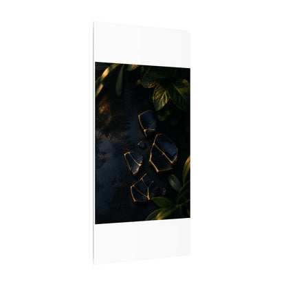 Summer Broken Pottery Moody Minimal Canvas Art | Atmospheric Decor