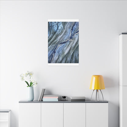Moonlight Silk Drape Canvas Art - Japandi Mono No Aware