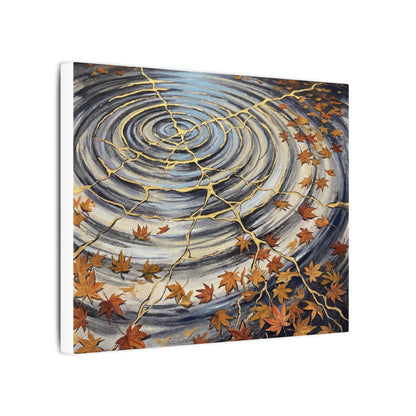 Moonlight Water Ripple Canvas Art - Kintsugi Fukinsei