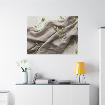 Overcast Silk Drape Canvas Art - Japandi Ma