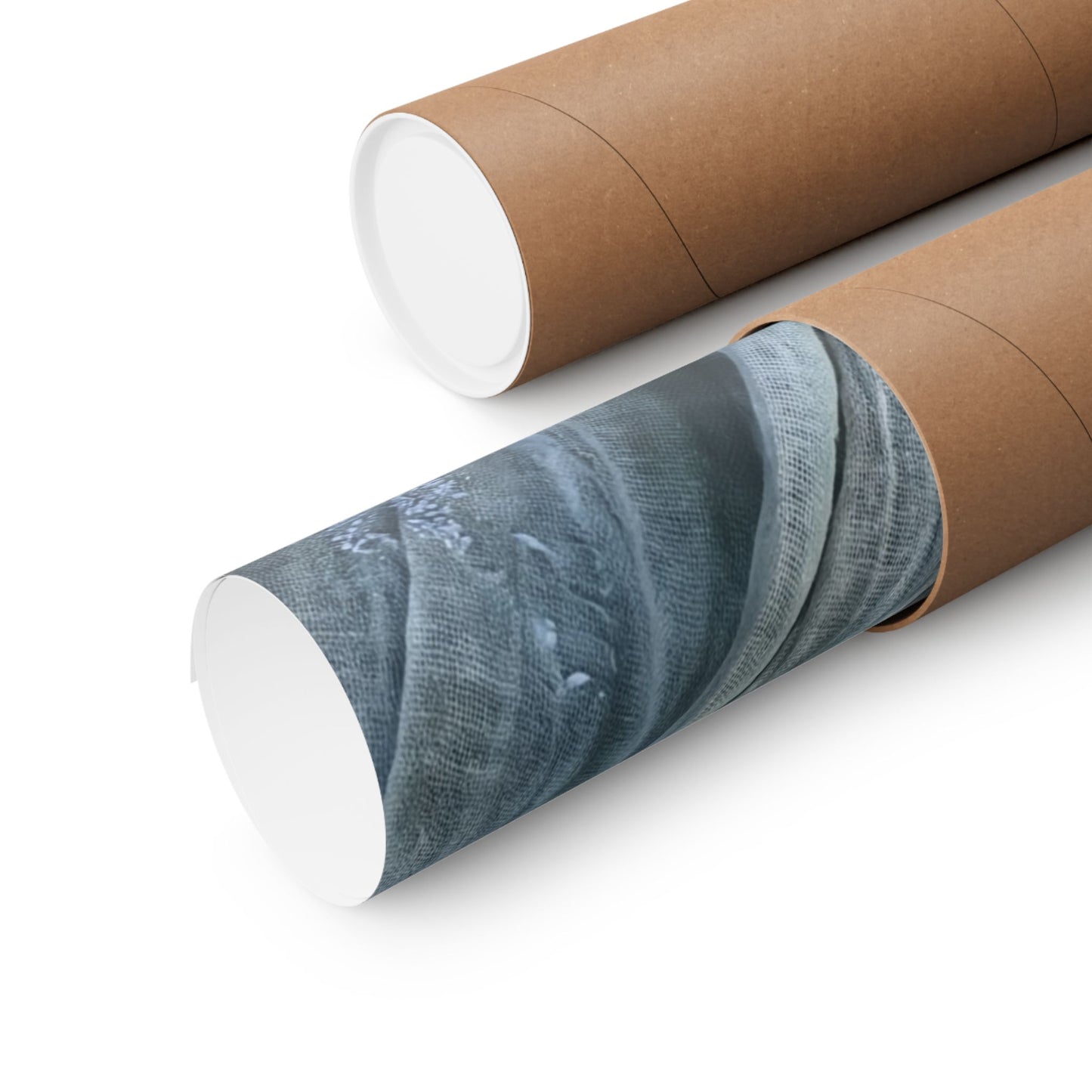 Warm Silk Drape Wall Art Print - Texture Japandi