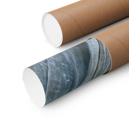 Warm Silk Drape Wall Art Print - Texture Japandi