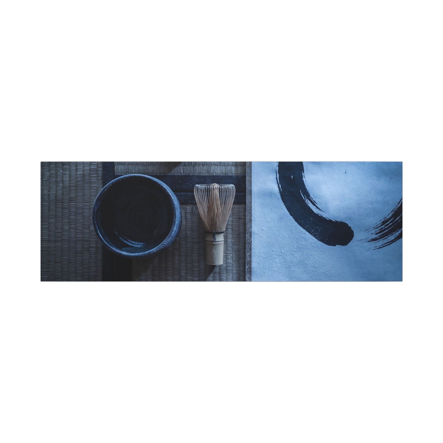 Tea Ceremony Enso Canvas Art | Calm Zen Art