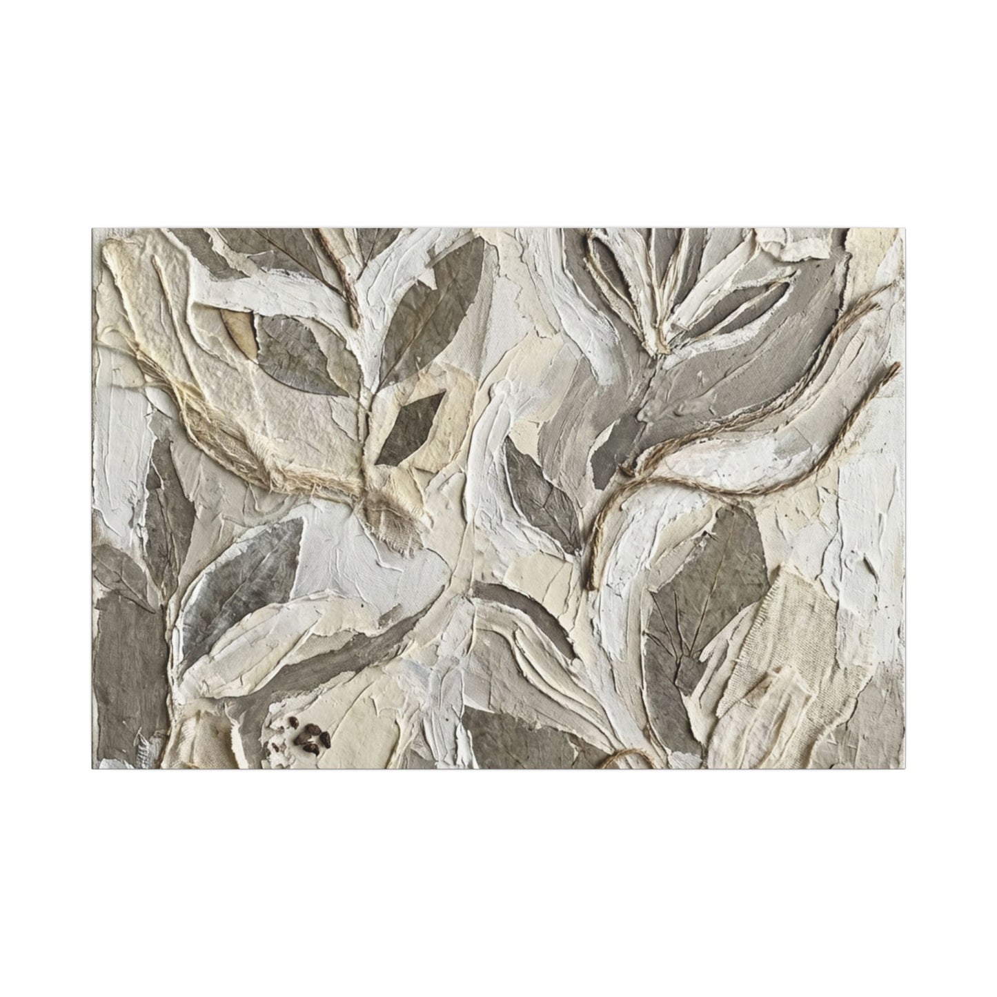 Japandi Textured Canvas Art Art Print