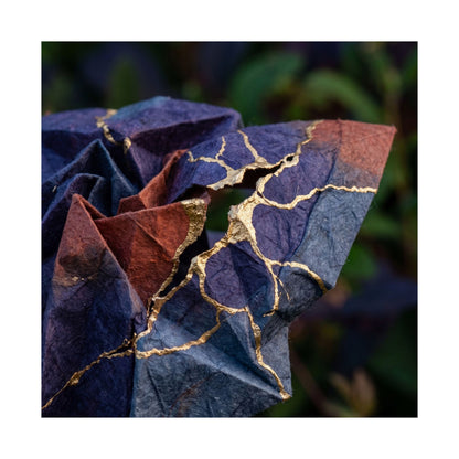 Paper Fold Summer Wall Art Print | Kintsugi Beautiful Design