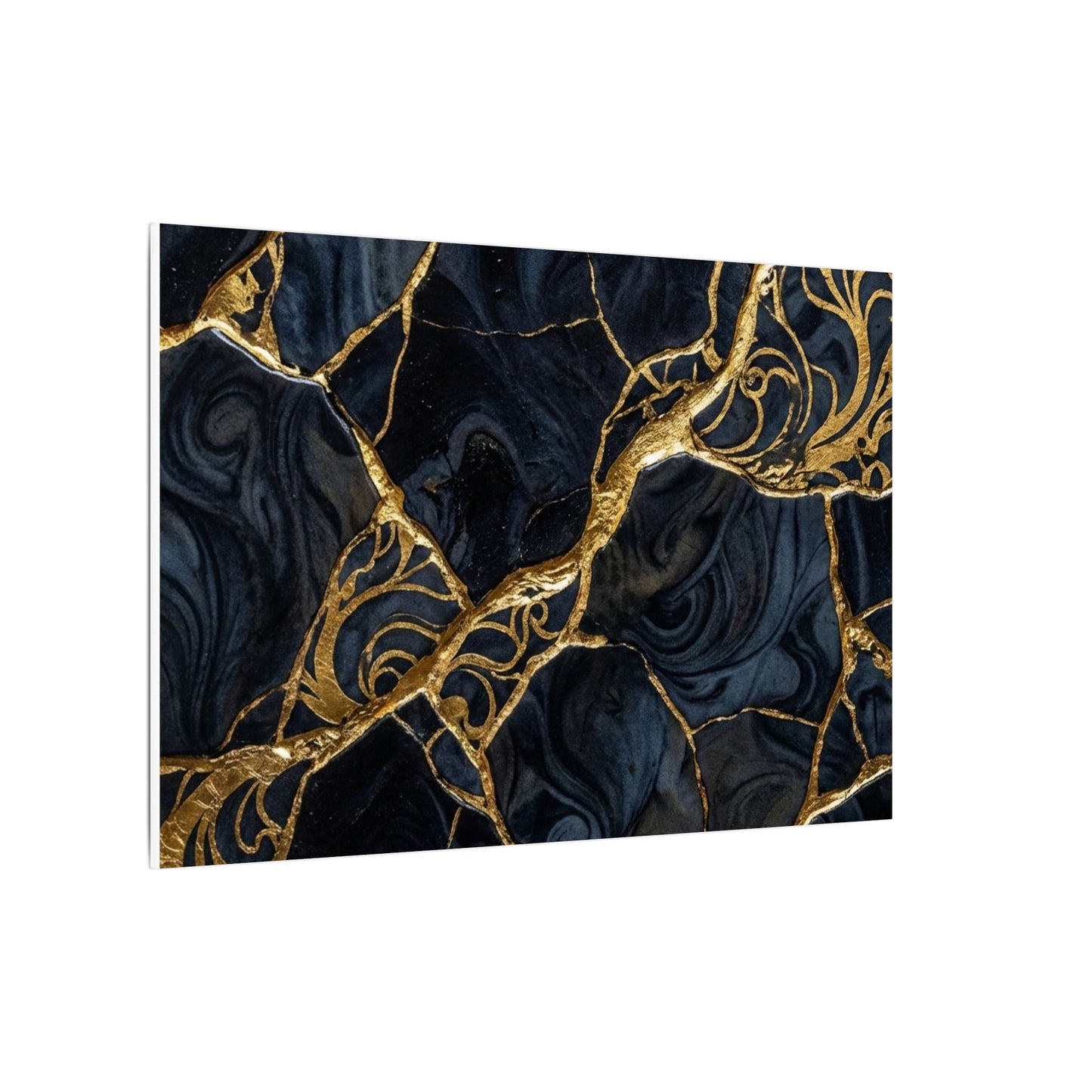 Kintsugi Gold Vein Canvas Art