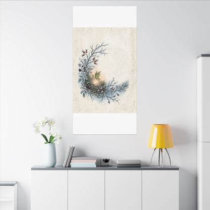 Winter Shoji Screen Forest Whimsy Canvas Art | Enchanting Decor