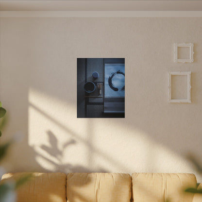 Tea Ceremony Enso Canvas Art | Calm Zen Art