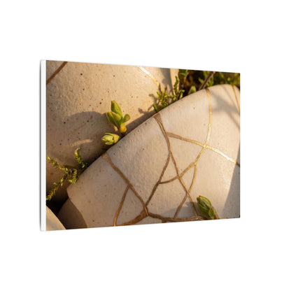 Spring Broken Pottery Gold Vein Canvas Art | Beautiful Decor