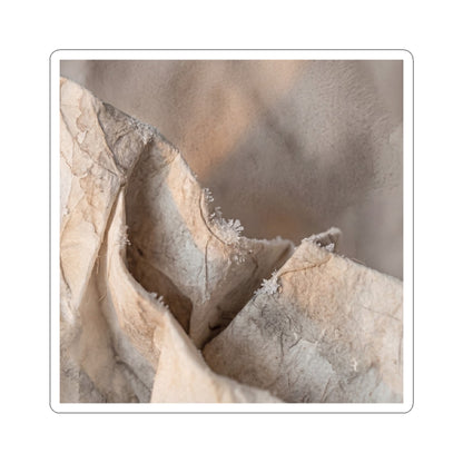Paper Fold Winter Sticker | Japandi Earthy Design