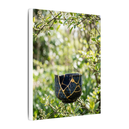 Kintsugi Broken Pottery in Dappled | Broken Beauty Canvas Art