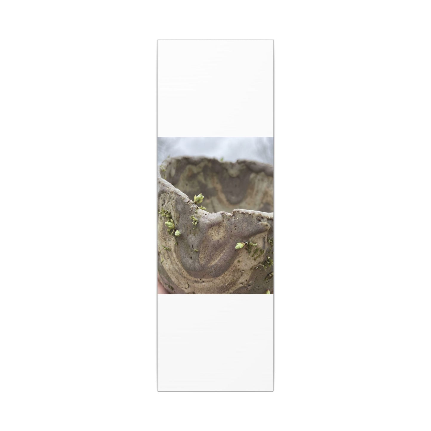 Overcast Ceramic Bowl Canvas Art - Japandi Fukinsei