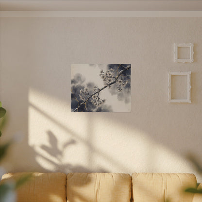 Ma Cherry Blossom Canvas Art - Kintsugi Gold Vein
