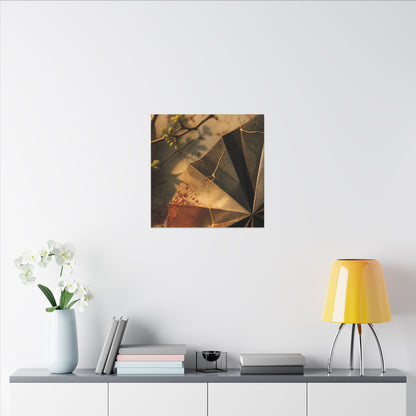 Ma Paper Fold Canvas Art - Kintsugi Broken Beauty